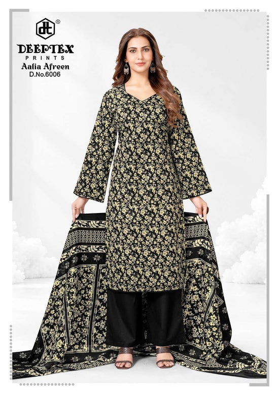 Deeptex Aalia Afreen Vol-6 Cotton Printed Suit