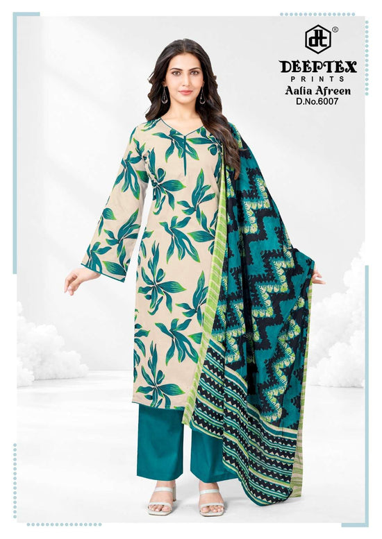 Deeptex Aalia Afreen Vol-6 Cotton Printed Suit