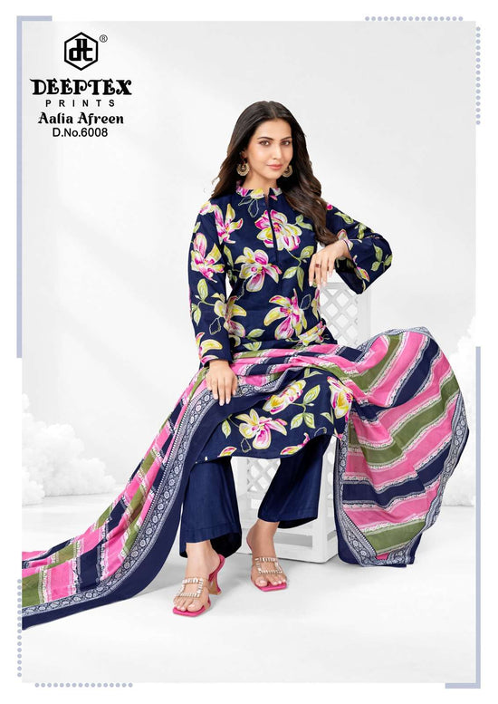 Deeptex Aalia Afreen Vol-6 Cotton Printed Suit