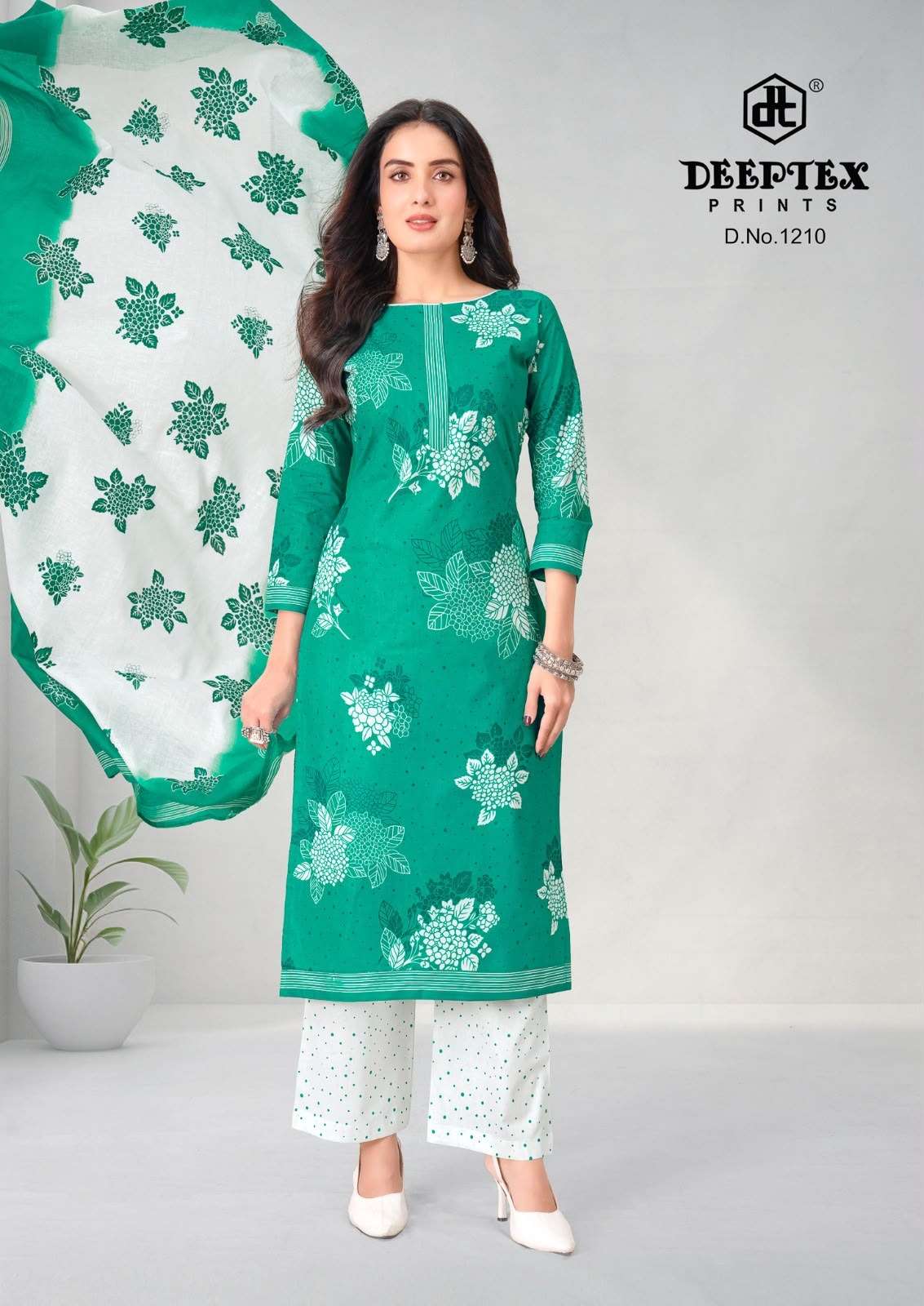 Deeptex Aaliza Vol 12 Pure Cotton Printed Dress Material - Amrah Wholesale