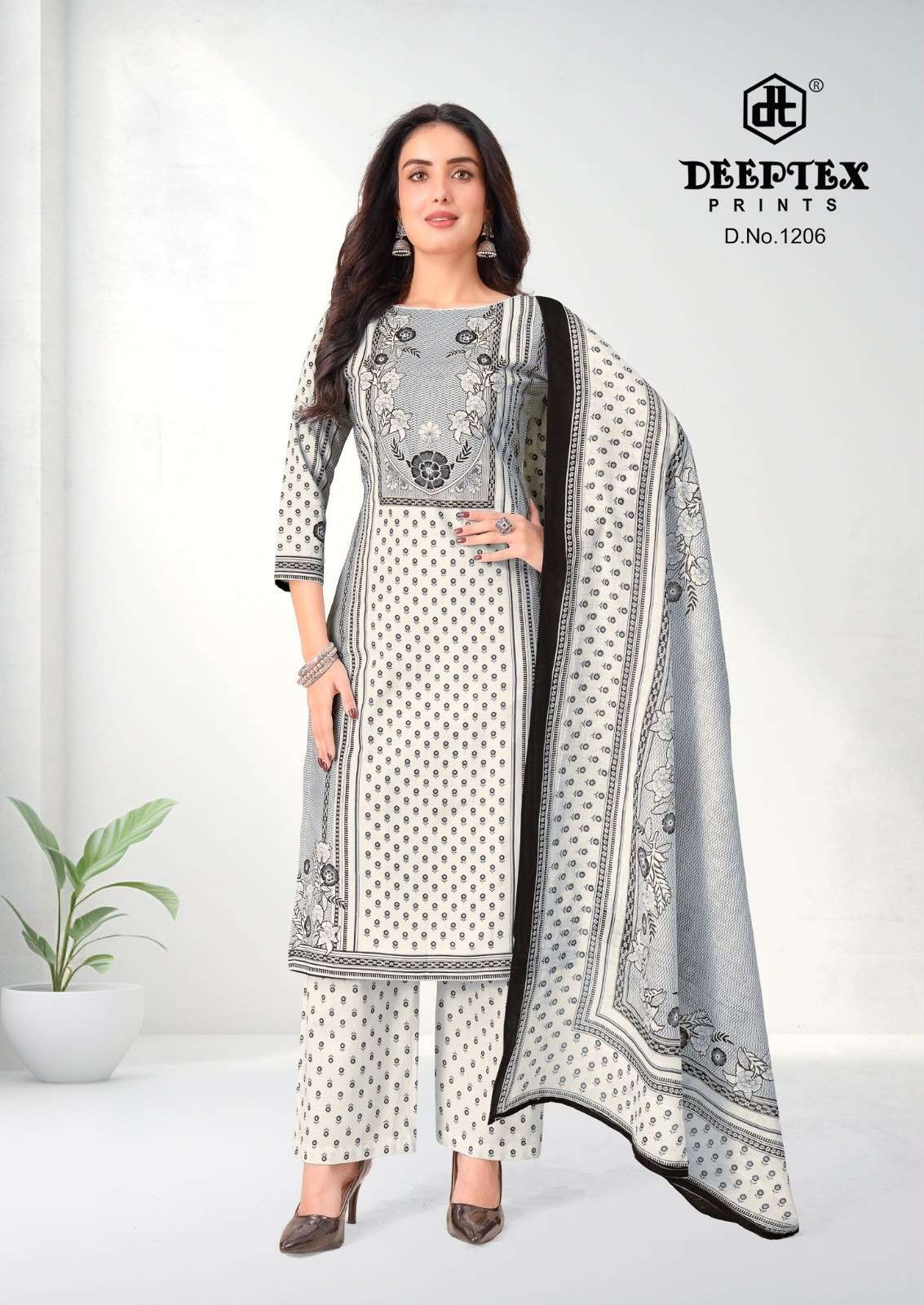 Deeptex Aaliza Vol 12 Pure Cotton Printed Dress Material - Amrah Wholesale