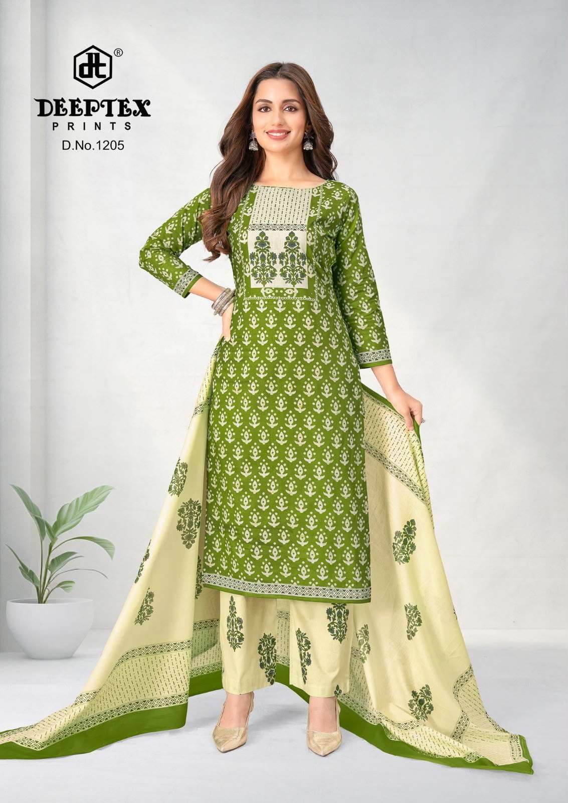Deeptex Aaliza Vol 12 Pure Cotton Printed Dress Material - Amrah Wholesale