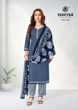 Deeptex Aaliza Vol 12 Pure Cotton Printed Dress Material - Amrah Wholesale