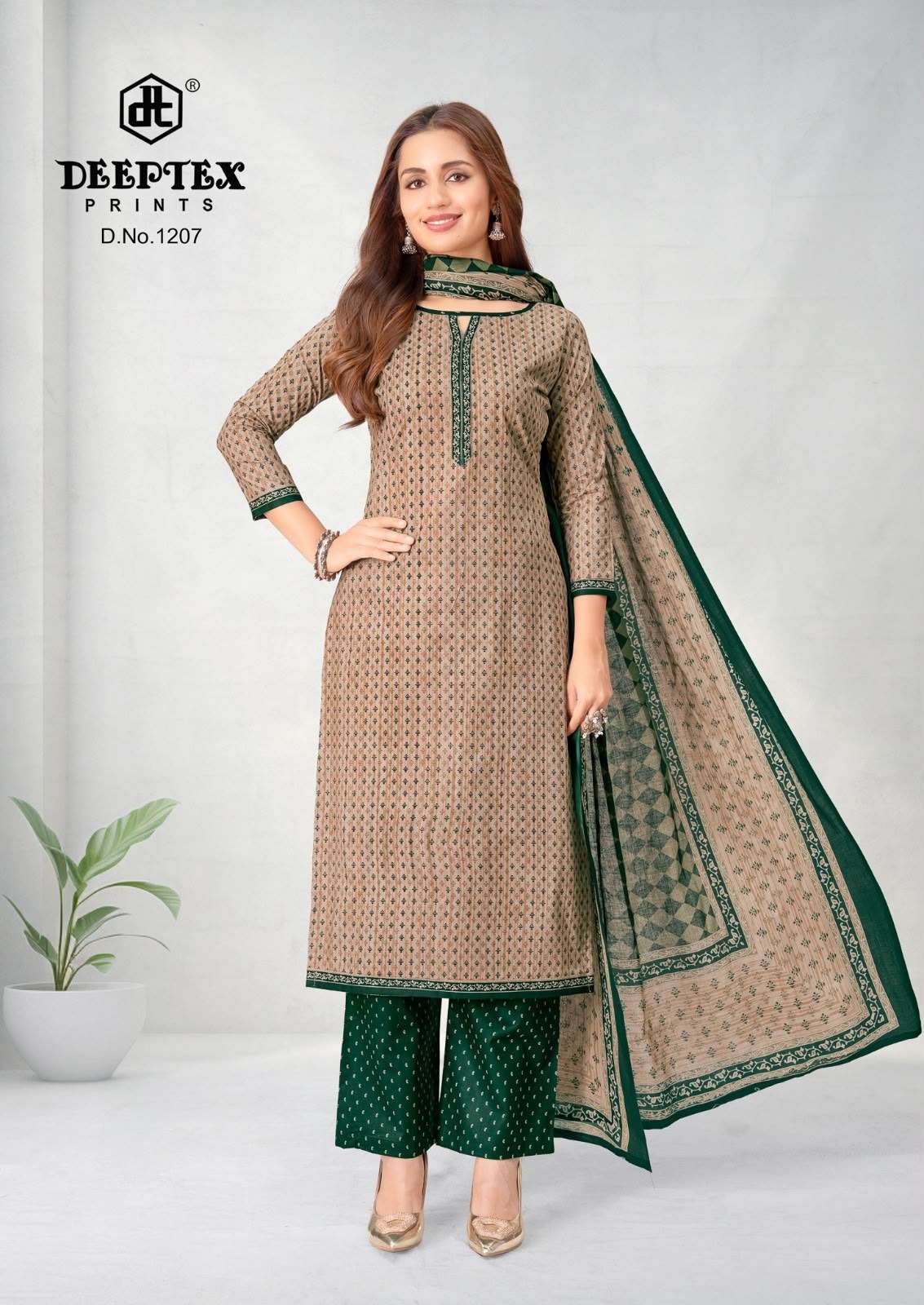 Deeptex Aaliza Vol 12 Pure Cotton Printed Dress Material - Amrah Wholesale
