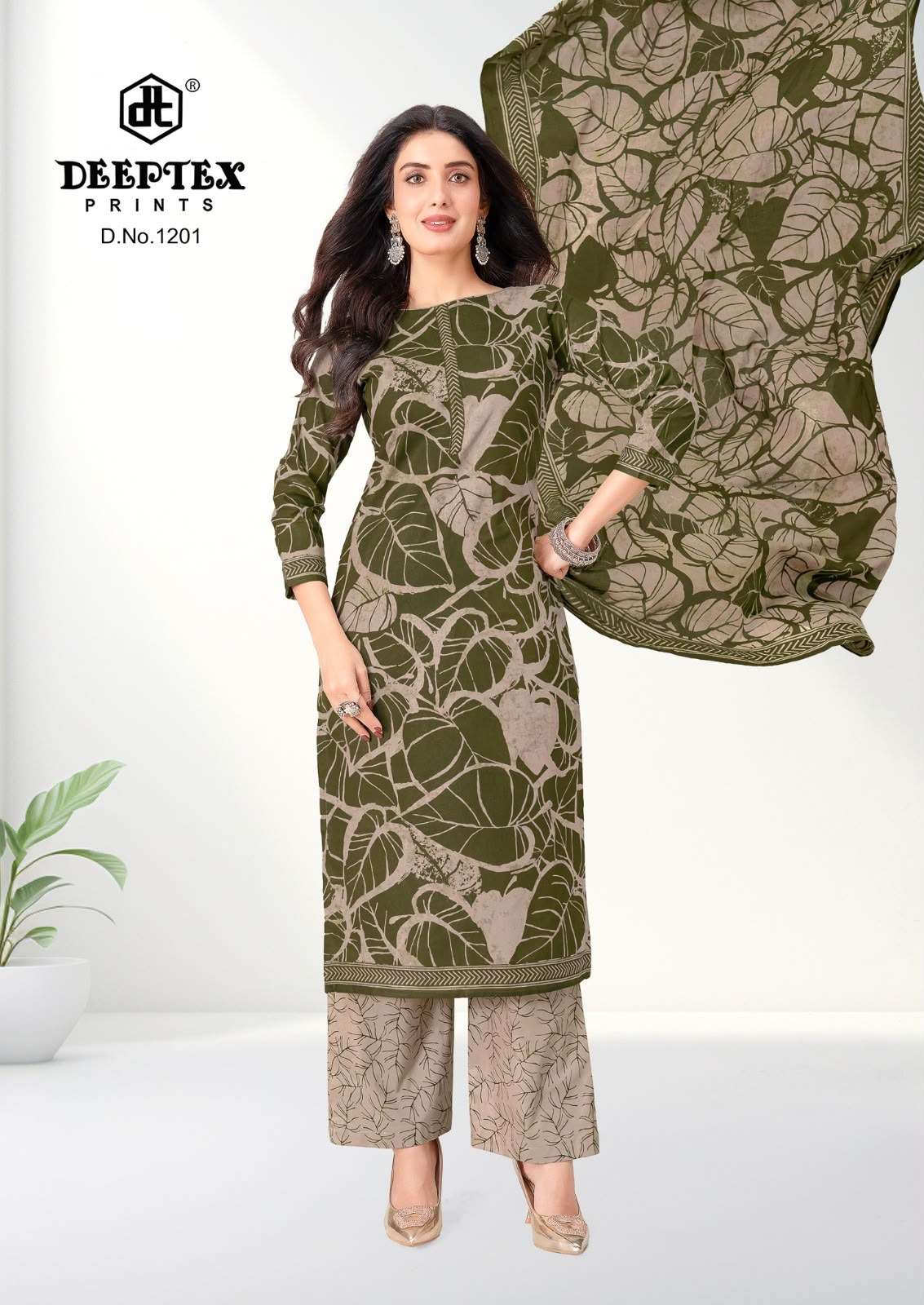 Deeptex Aaliza Vol 12 Pure Cotton Printed Dress Material - Amrah Wholesale