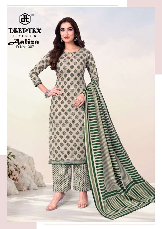 Deeptex Aaliza Vol-13 Cotton Printed Ready to Wear Salwar Suit Set