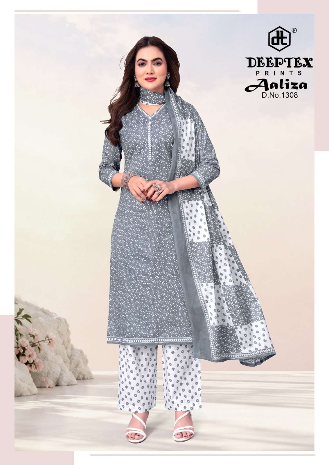 Deeptex Aaliza Vol-13 Cotton Printed Ready to Wear Salwar Suit Set