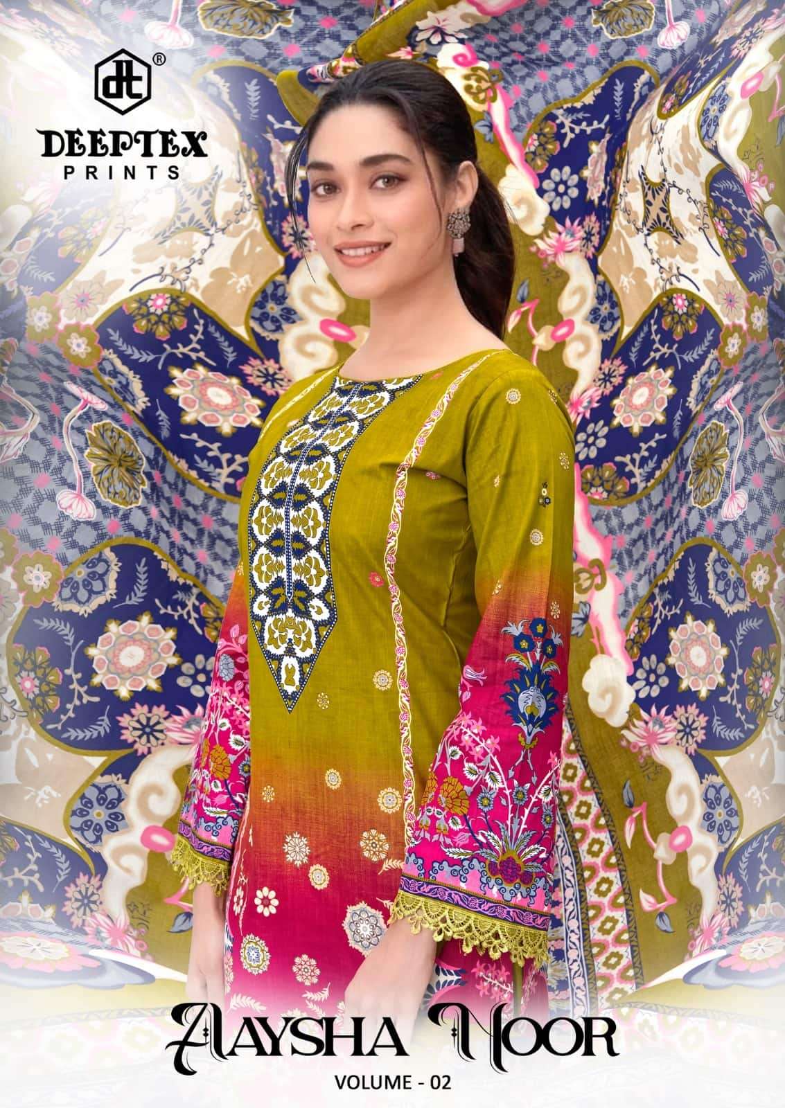 Deeptex Aaysha Noor Vol 2 Heavy Cotton Dress Material