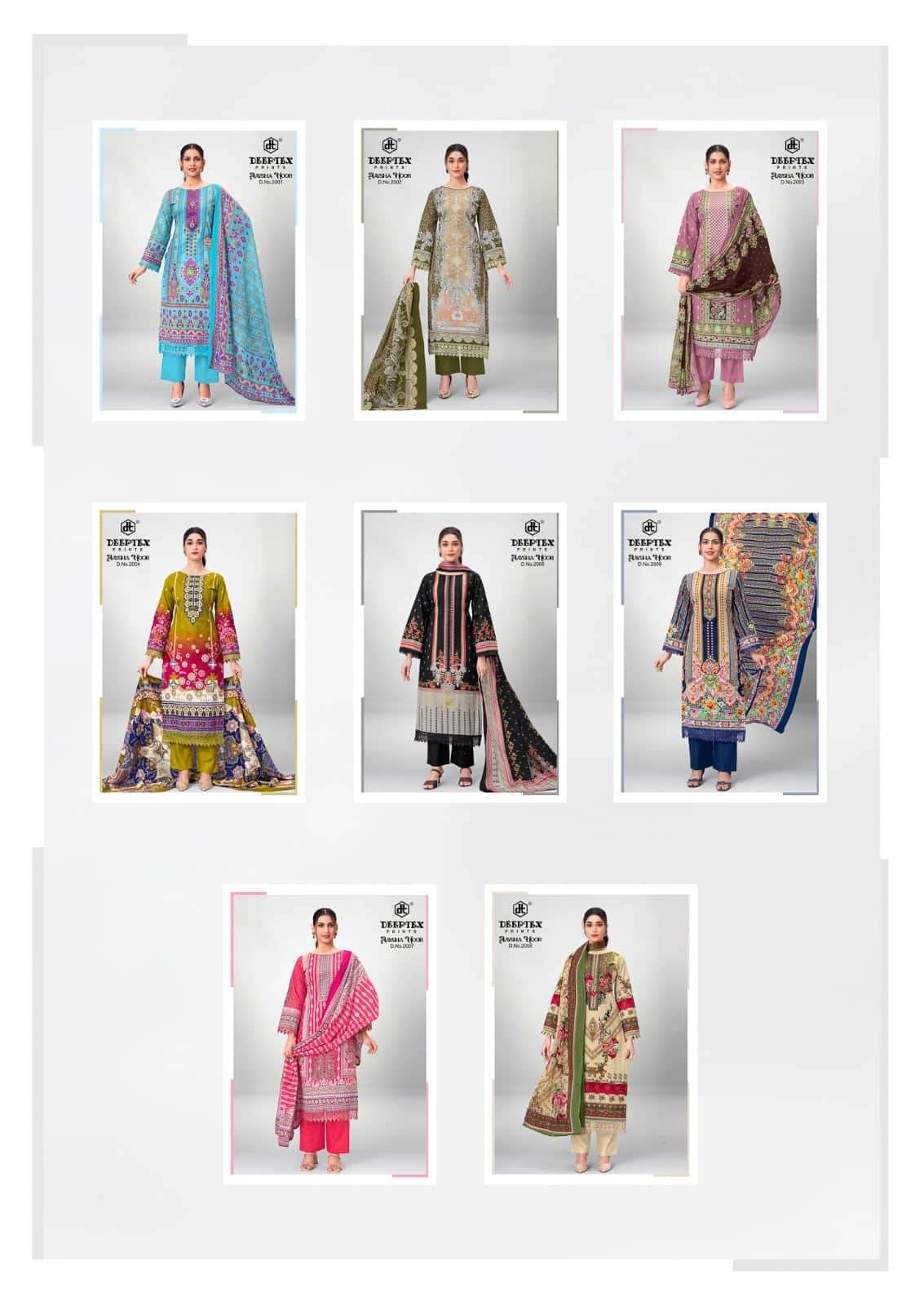 Deeptex Aaysha Noor Vol 2 Heavy Cotton Dress Material