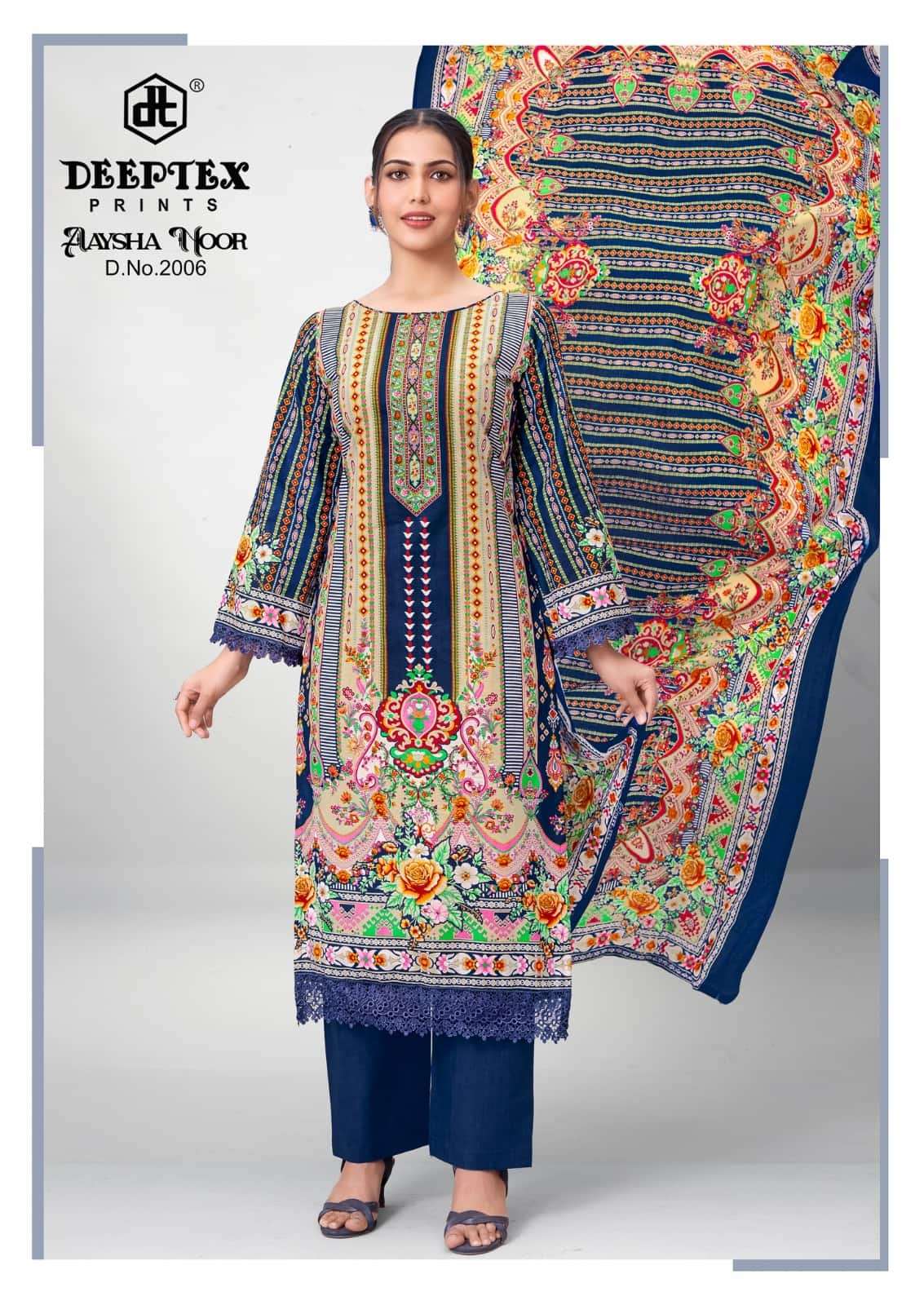 Deeptex Aaysha Noor Vol 2 Heavy Cotton Dress Material