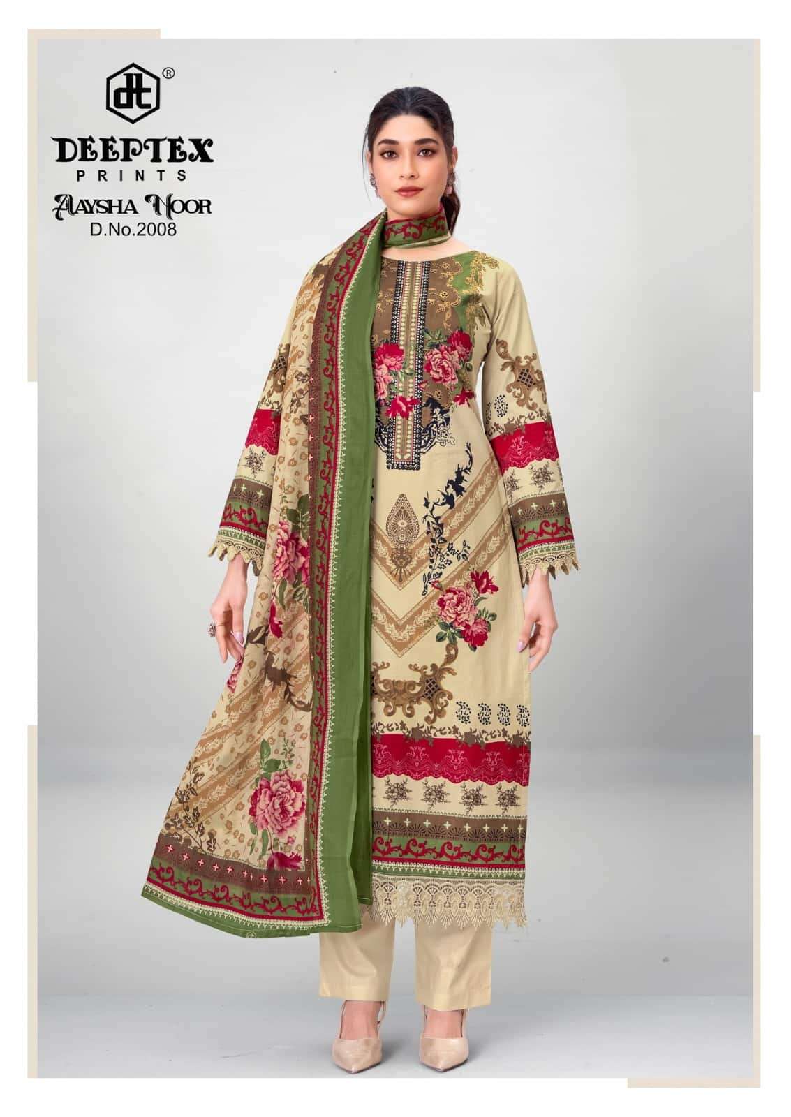 Deeptex Aaysha Noor Vol 2 Heavy Cotton Dress Material