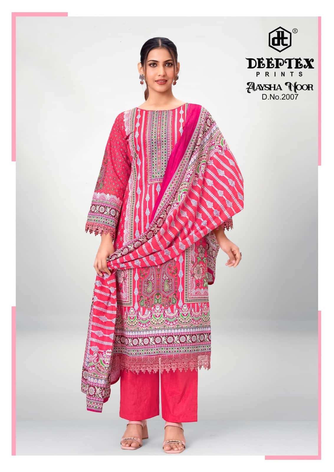 Deeptex Aaysha Noor Vol 2 Heavy Cotton Dress Material