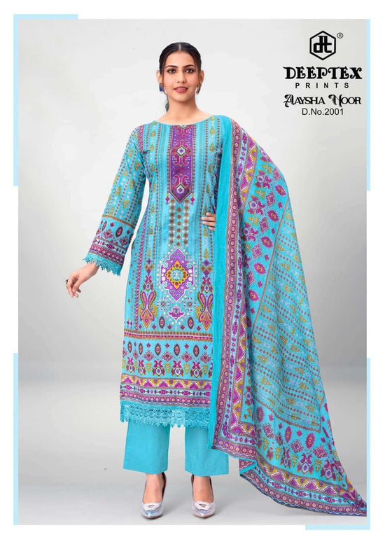 Deeptex Aaysha Noor Vol 2 Heavy Cotton Dress Material