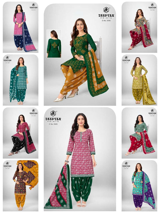 Deeptex Batik Plus Vol 35 Pure Cotton Batik Printed Dress Material Wholesale Price