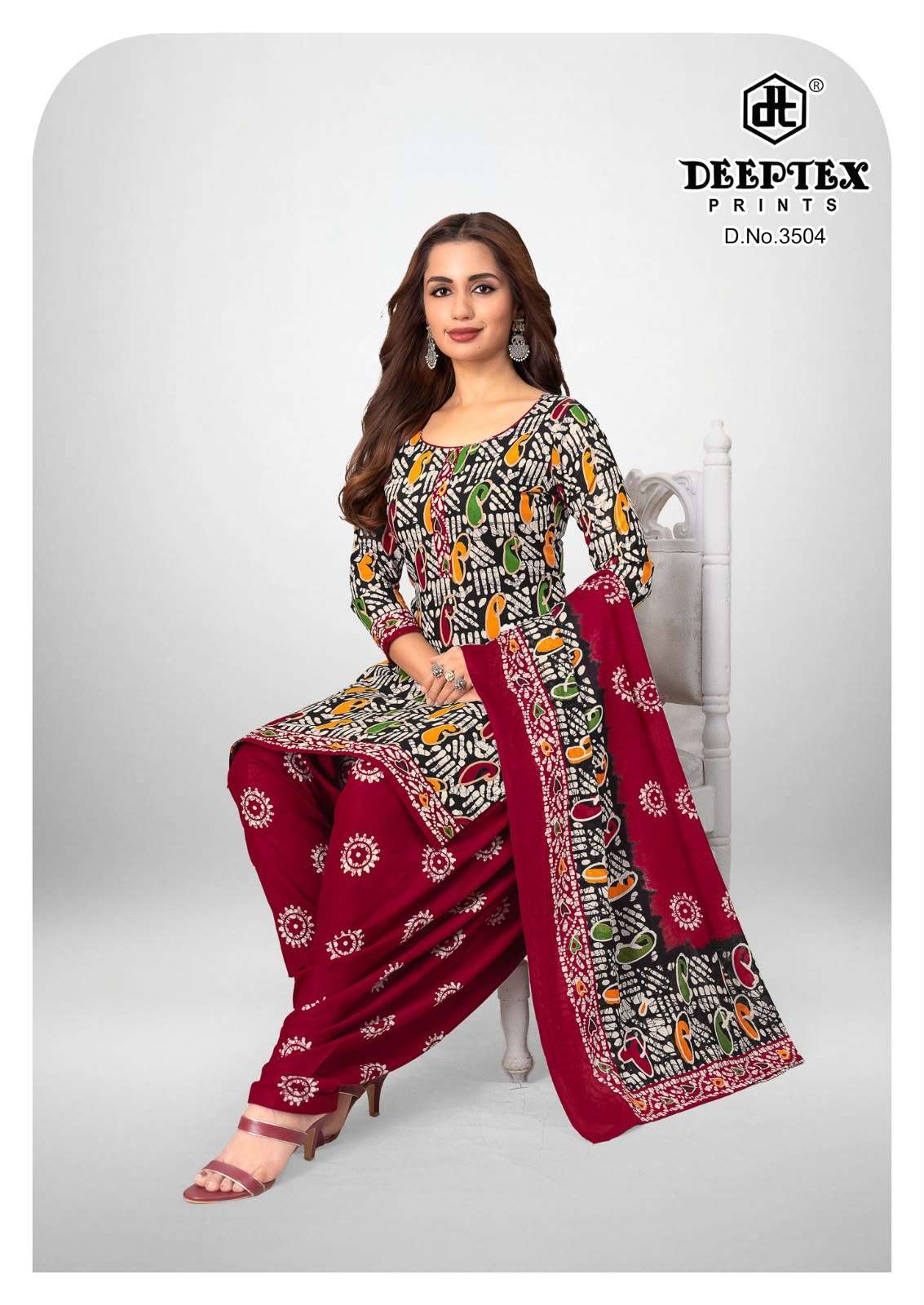 Deeptex Batik Plus Vol 35 Pure Cotton Batik Printed Dress Material Wholesale Price