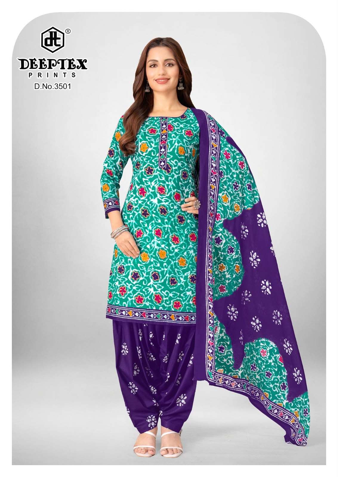 Deeptex Batik Plus Vol 35 Pure Cotton Batik Printed Dress Material Wholesale Price