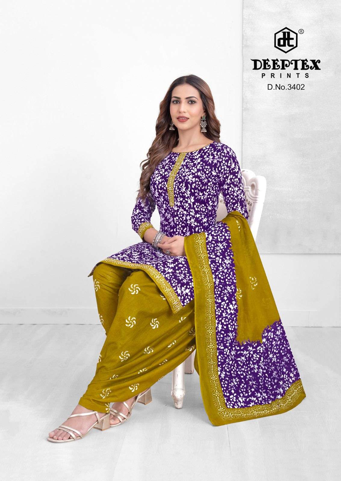 DEEPTEX BATIK VOL - 34 Cotton Dress Material Wholesale Surat India - Amrah Wholesale