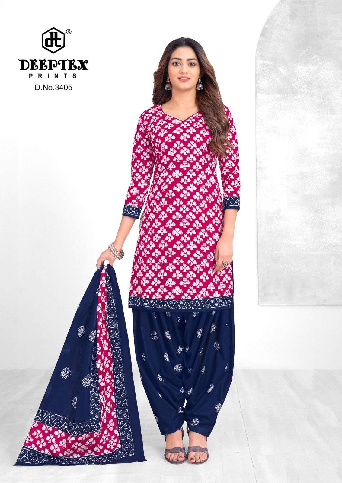 DEEPTEX BATIK VOL - 34 Cotton Dress Material Wholesale Surat India - Amrah Wholesale