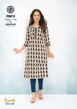 Deeptex Candy Vol - 1 Cotton Kurtis Wholesale Catalogue - Amrah Wholesale