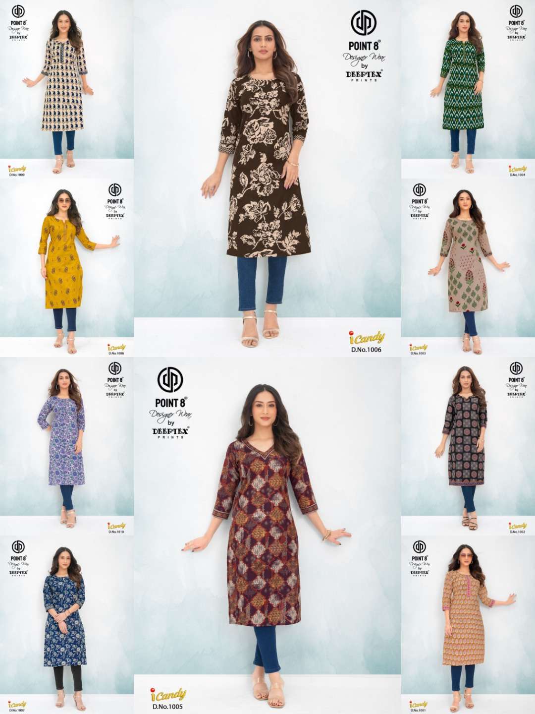 Deeptex Candy Vol - 1 Cotton Kurtis Wholesale Catalogue - Amrah Wholesale