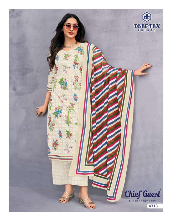 DEEPTEX CHIEF GUEST VOL - 43 Dress Material Wholesale Catalogue - Amrah Wholesale