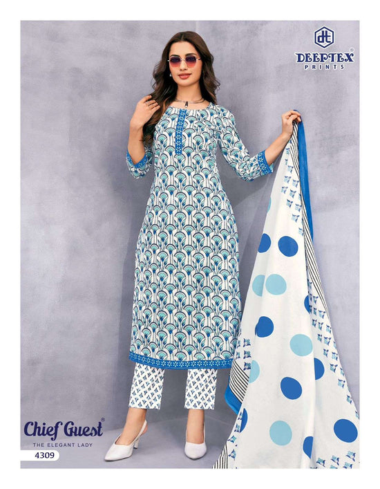 DEEPTEX CHIEF GUEST VOL - 43 Dress Material Wholesale Catalogue - Amrah Wholesale
