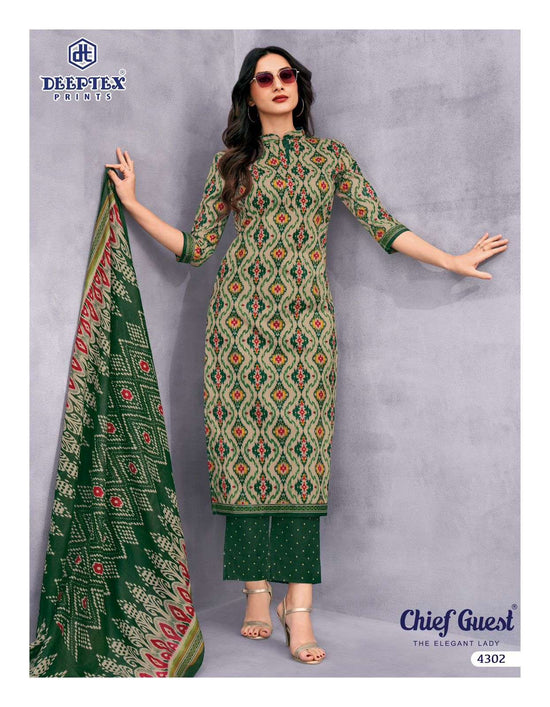 DEEPTEX CHIEF GUEST VOL - 43 Dress Material Wholesale Catalogue - Amrah Wholesale
