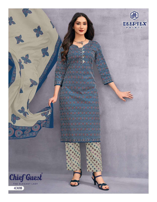 DEEPTEX CHIEF GUEST VOL - 43 Dress Material Wholesale Catalogue - Amrah Wholesale