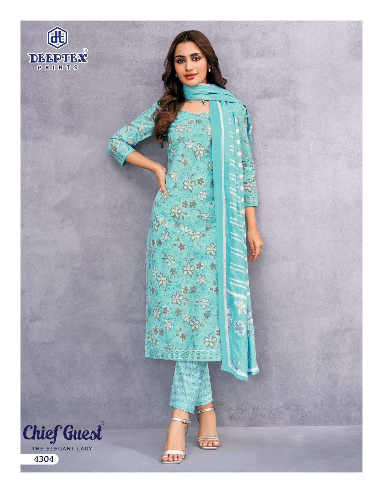 DEEPTEX CHIEF GUEST VOL - 43 Dress Material Wholesale Catalogue - Amrah Wholesale