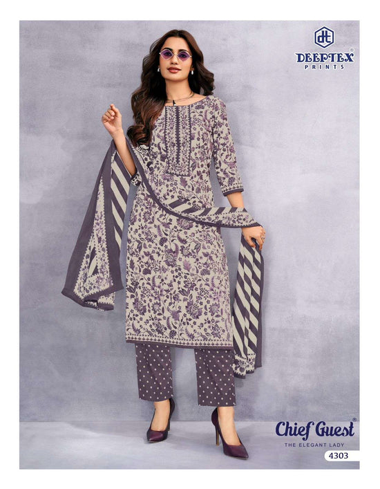DEEPTEX CHIEF GUEST VOL - 43 Dress Material Wholesale Catalogue - Amrah Wholesale
