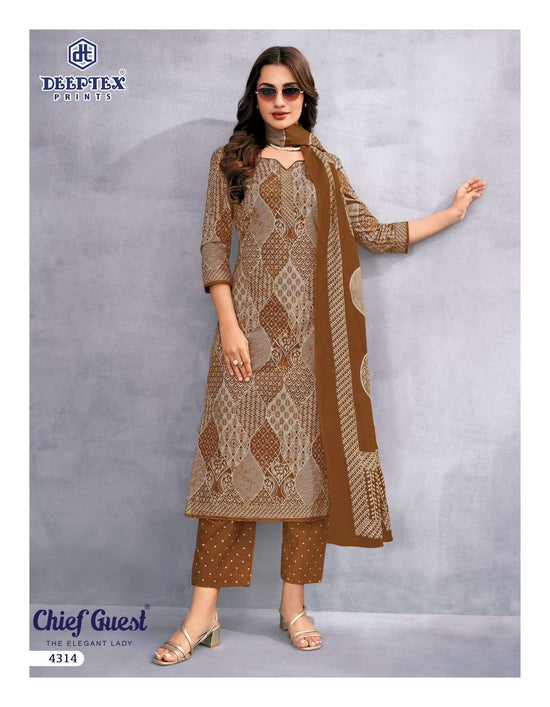 DEEPTEX CHIEF GUEST VOL - 43 Dress Material Wholesale Catalogue - Amrah Wholesale