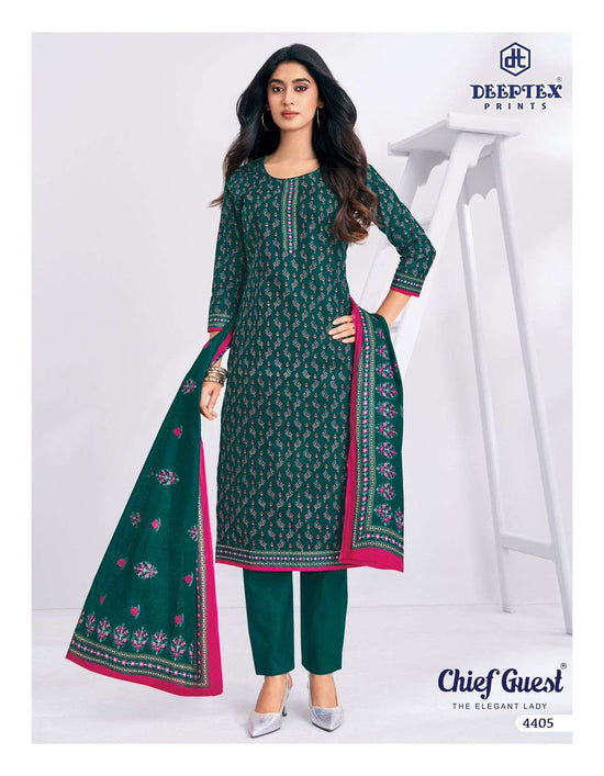 Deeptex Chief Guest Vol 44 Heavy Cotton Printed Dress Material