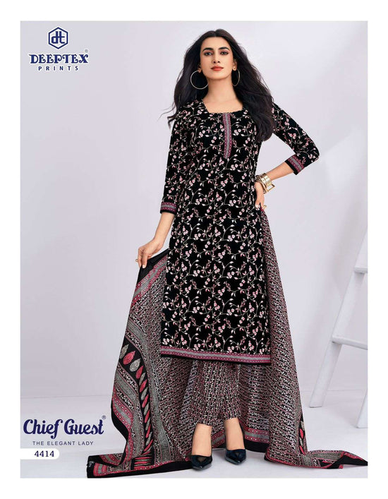Deeptex Chief Guest Vol 44 Heavy Cotton Printed Dress Material