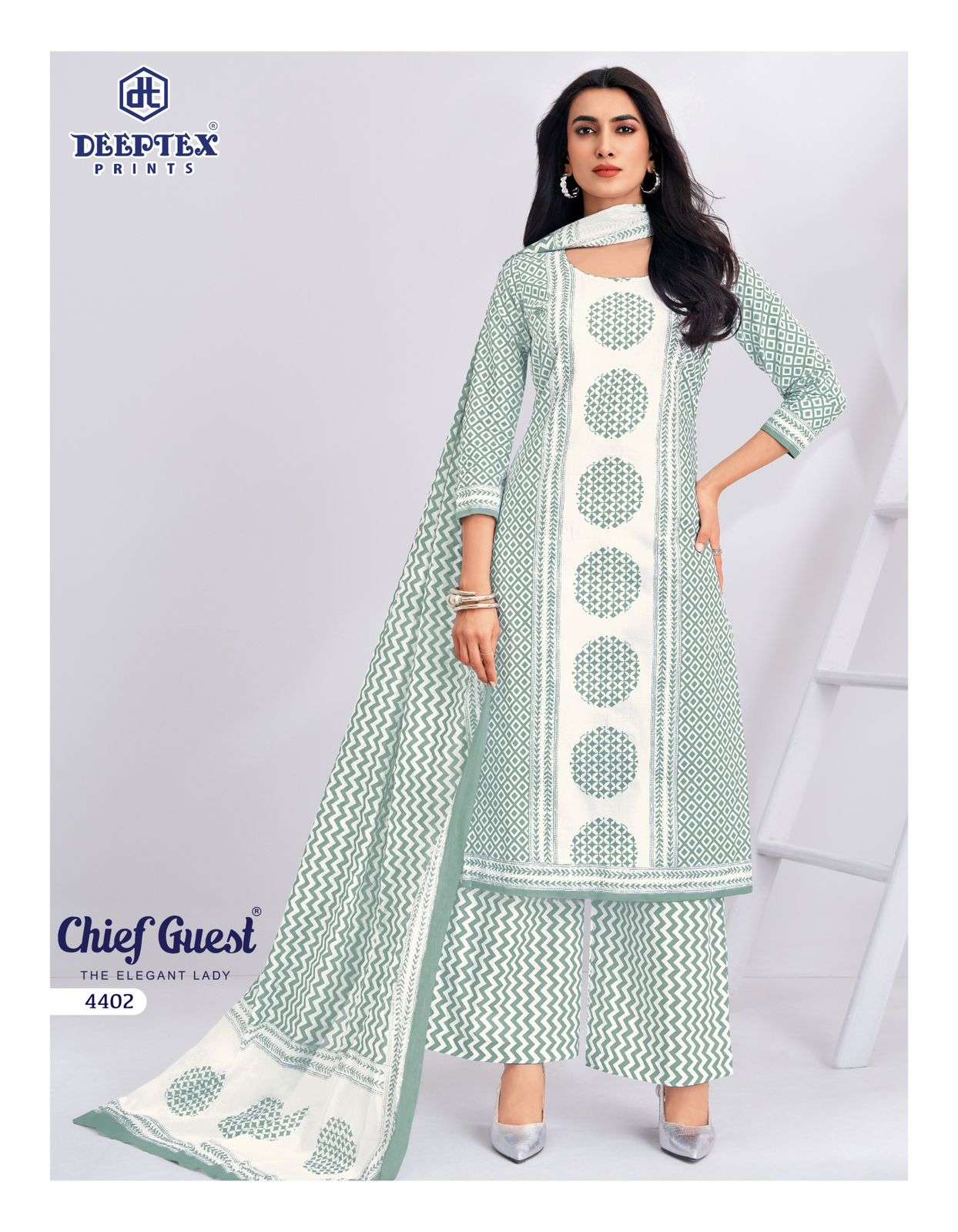 Deeptex Chief Guest Vol 44 Heavy Cotton Printed Dress Material