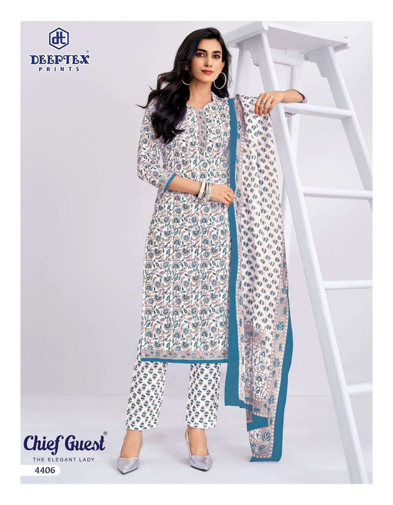 Deeptex Chief Guest Vol 44 Heavy Cotton Printed Dress Material