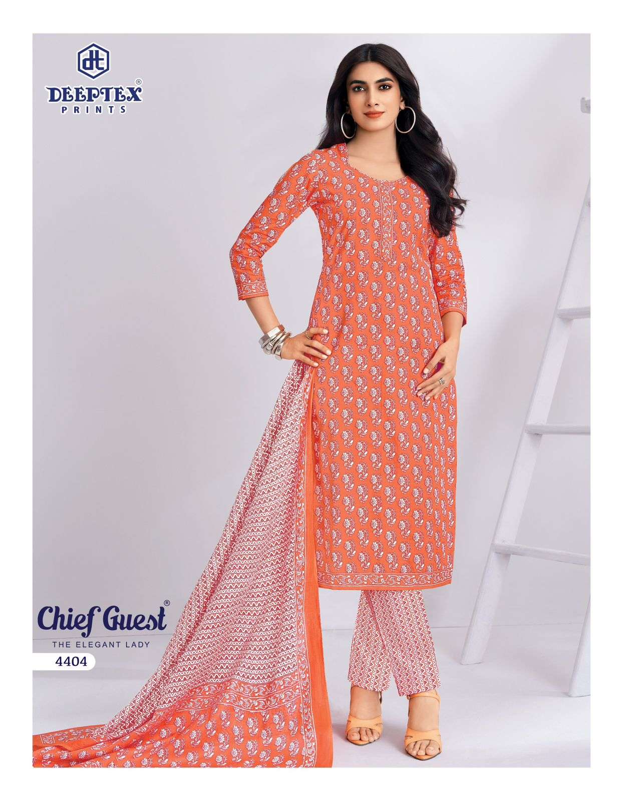 Deeptex Chief Guest Vol 44 Heavy Cotton Printed Dress Material
