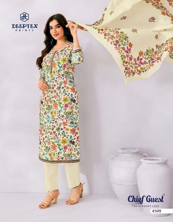 Deeptex Chief Guest Vol 45 Heavy Cotton Dress Material