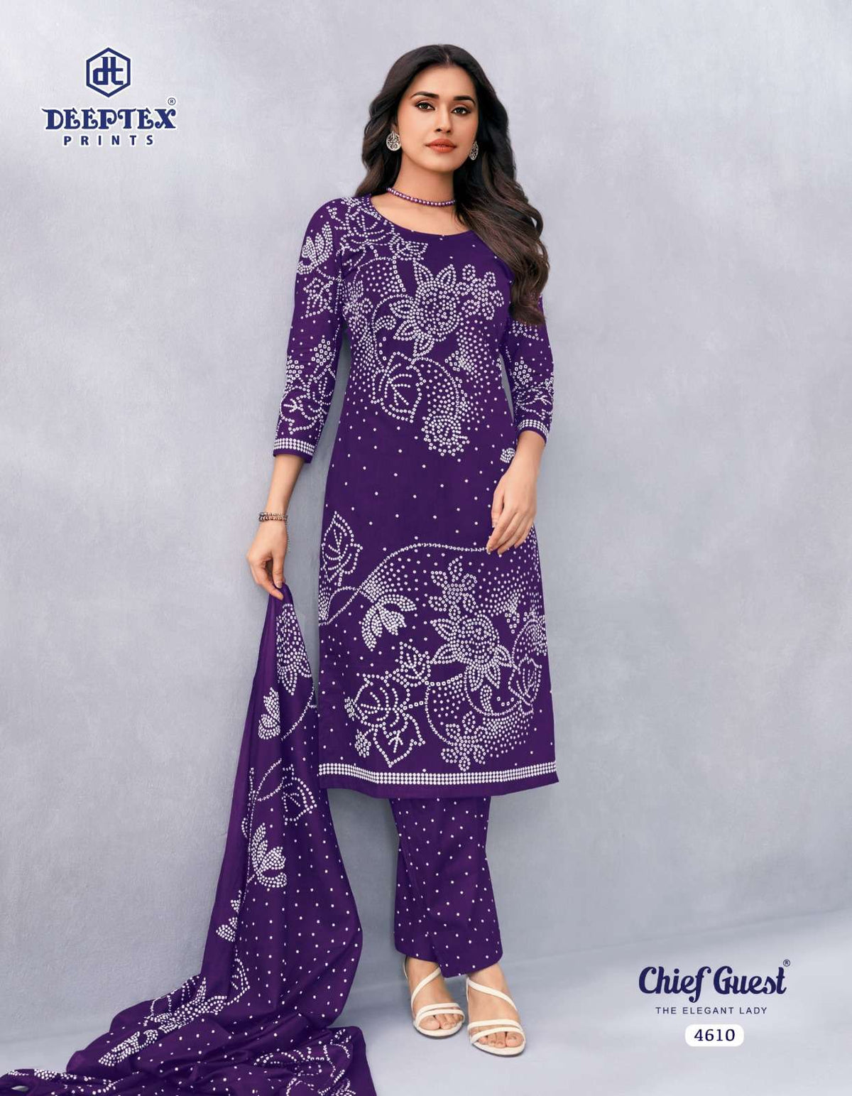 Deeptex Chief Guest Vol-46 Cotton Printed Unstitched Salwar Suits