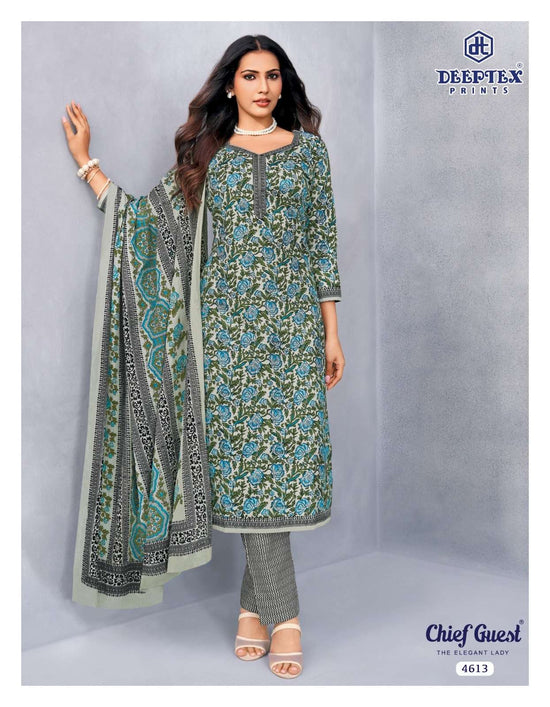 Deeptex Chief Guest Vol-46 Cotton Printed Unstitched Salwar Suits