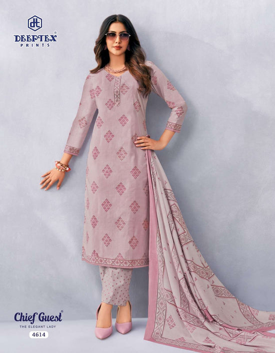 Deeptex Chief Guest Vol-46 Cotton Printed Unstitched Salwar Suits