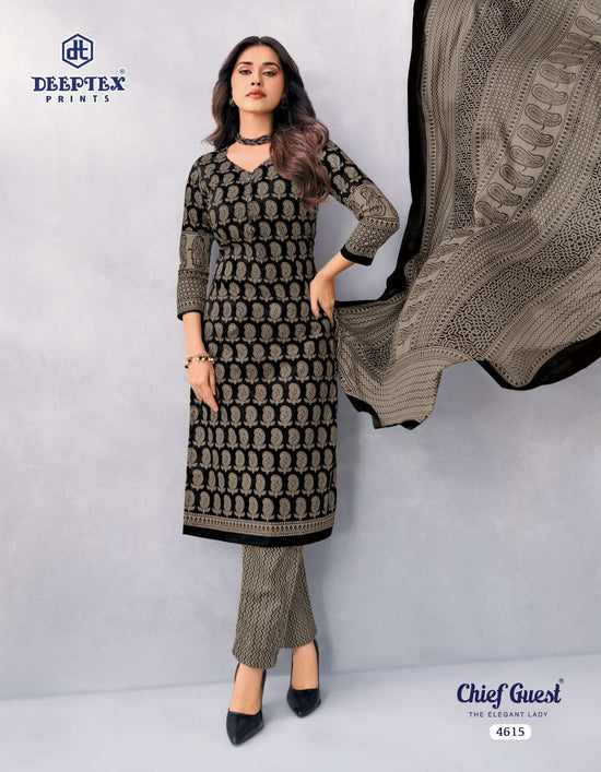 Deeptex Chief Guest Vol-46 Cotton Printed Unstitched Salwar Suits