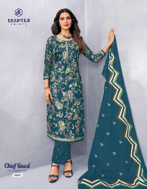 Deeptex Chief Guest Vol-46 Cotton Printed Unstitched Salwar Suits