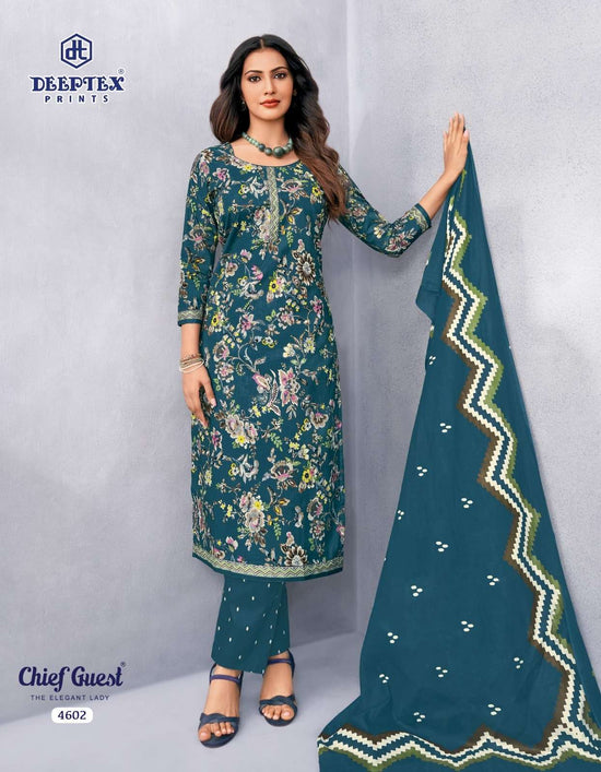 Deeptex Chief Guest Vol-46 Cotton Printed Unstitched Salwar Suits
