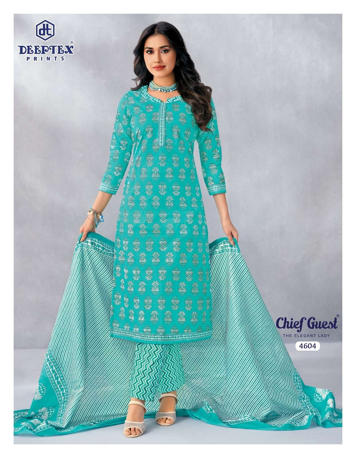 Deeptex Chief Guest Vol-46 Cotton Printed Unstitched Salwar Suits