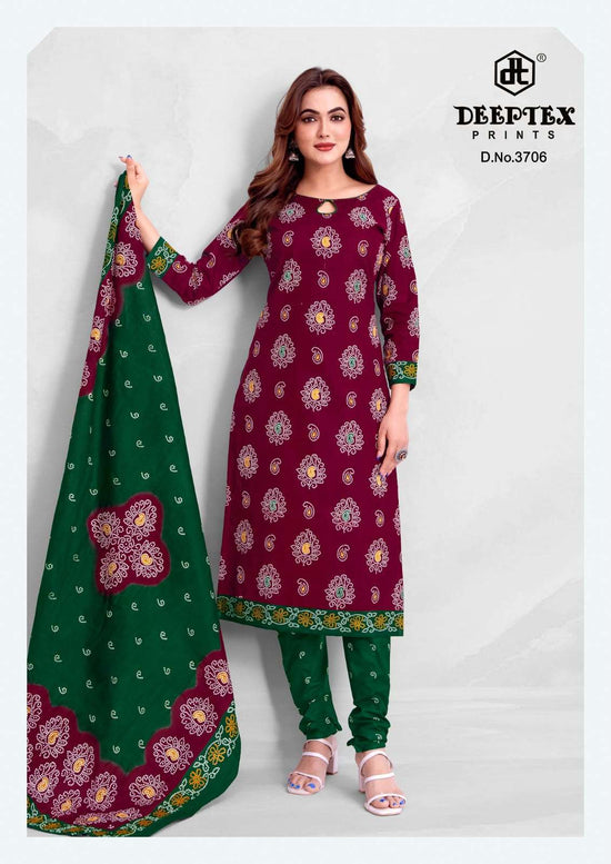 Deeptex Classic Chunaris Vol 37 Cotton Bandhani Dress Material - Amrah Wholesale