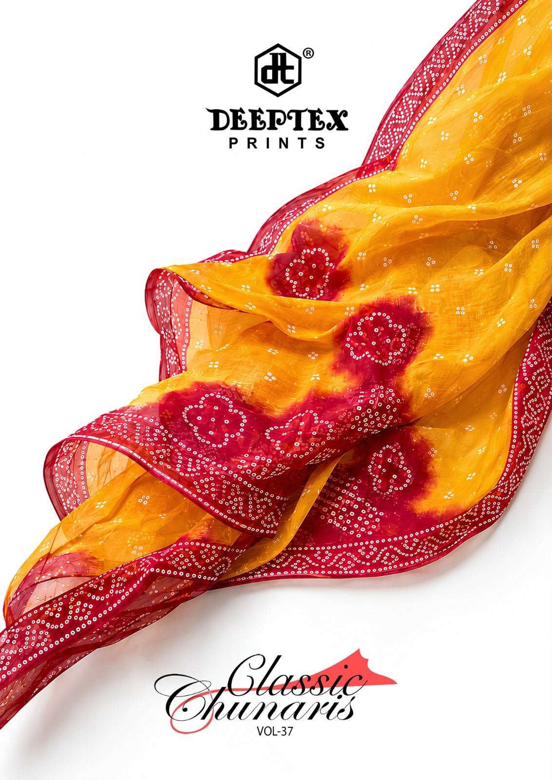 Deeptex Classic Chunaris Vol 37 Cotton Bandhani Dress Material - Amrah Wholesale