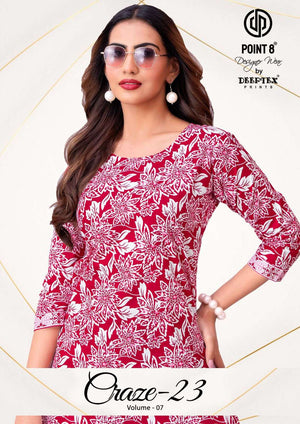 Deeptex Craze 23 Vol 7 Pure Cotton Co Ord Set