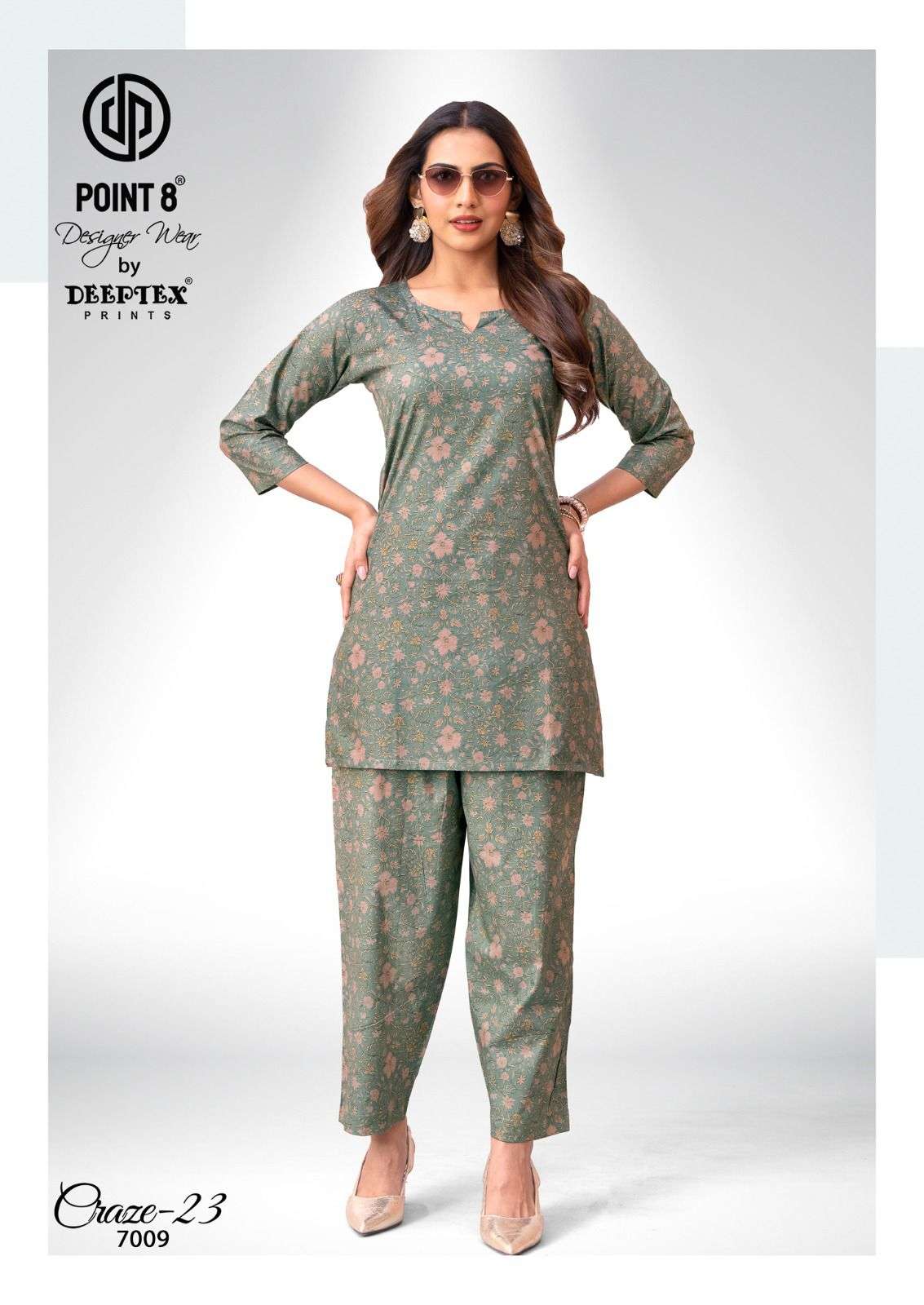 Deeptex Craze 23 Vol 7 Pure Cotton Co Ord Set