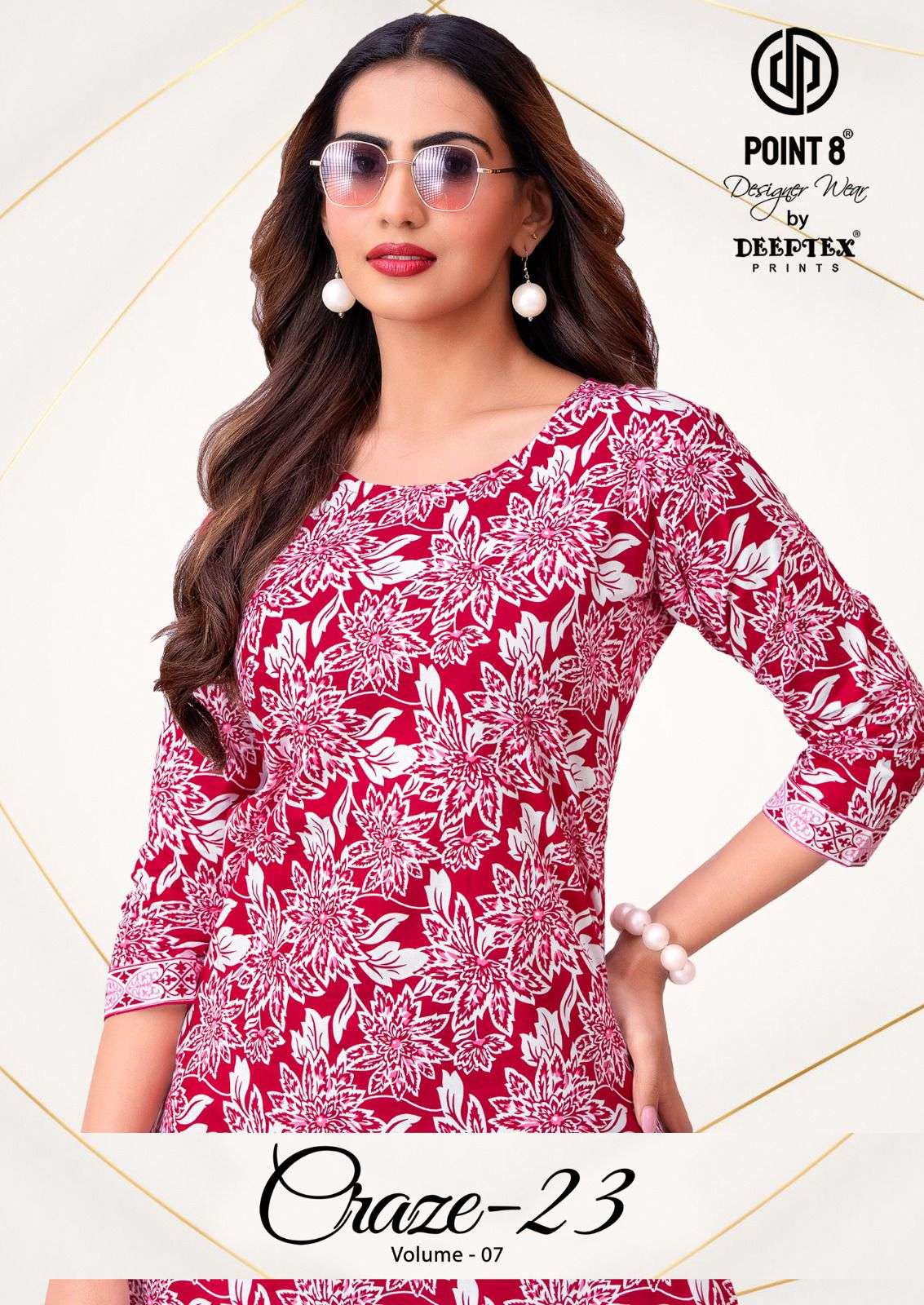 Deeptex Craze 23 Vol 7 Pure Cotton Co Ord Set - Amrah Wholesale