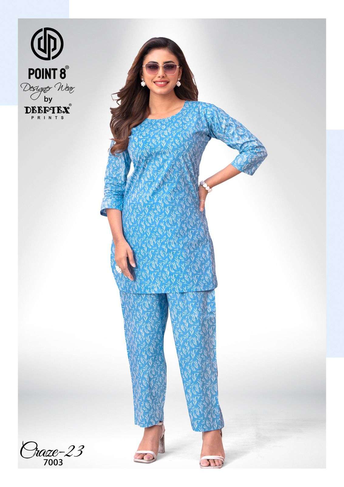 Deeptex Craze 23 Vol 7 Pure Cotton Co Ord Set - Amrah Wholesale